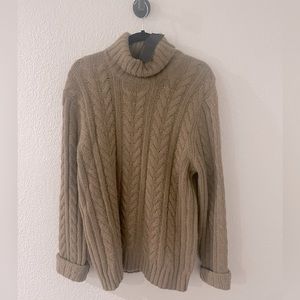 Cashmere turtleneck sweater